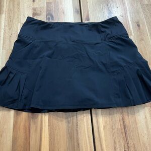Mondetta Outdoor Project Black Pleated Athletic Skort Skirt Shorts Size M